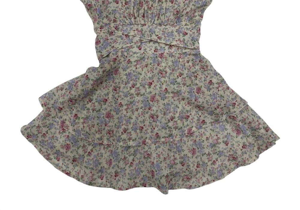 NEW KATIE J NYC junior's delilah dress in mulberry bouquet